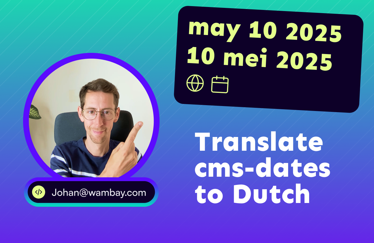 Easily translate your CMS dates in Webflow